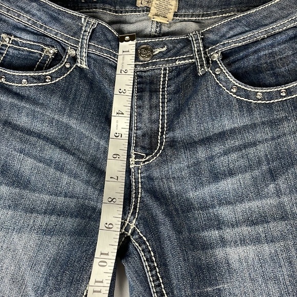 Earl Jean Bejeweled Bootcut Jeans Bling Bling - Picture 13 of 13
